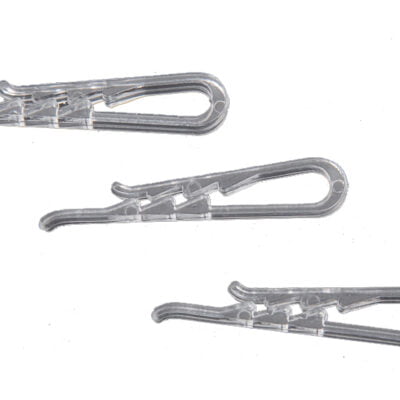 Clips plastic transparent pentru camasi